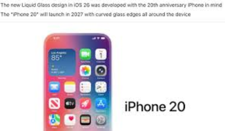 20周年版iphone或成苹果首款曲面机,配置参数有哪些亮点？ - 乐哥常识网