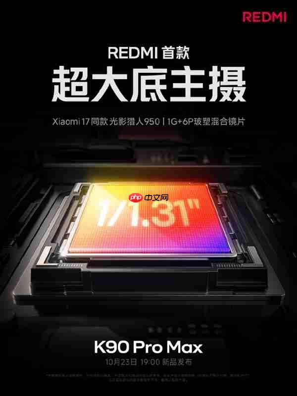 REDMI K90 Pro Max搭载6.9英寸超级像素屏幕：小米17 Pro Max同款！