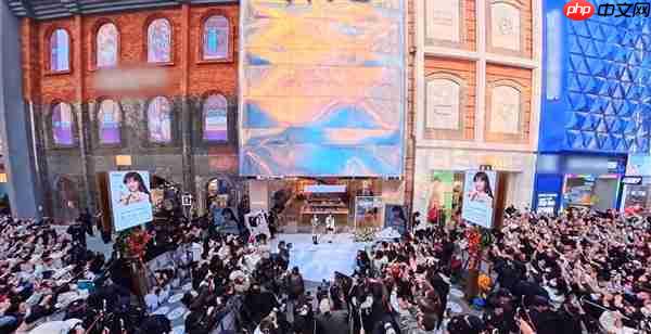 田曦薇在vivo门店当店长：现场人山人海 场面壮观