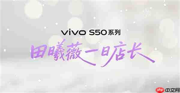 田曦薇在vivo门店当店长：现场人山人海 场面壮观