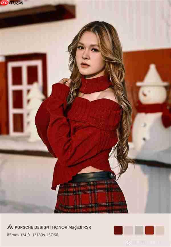 荣耀Magic8 RSR保时捷设计人像大片出炉：发丝清晰 细节拉满