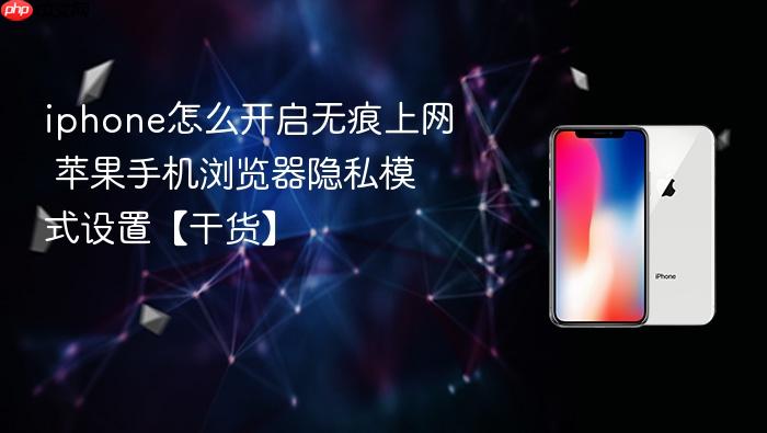 iphone怎么开启无痕上网 苹果手机浏览器隐私模式设置【干货】