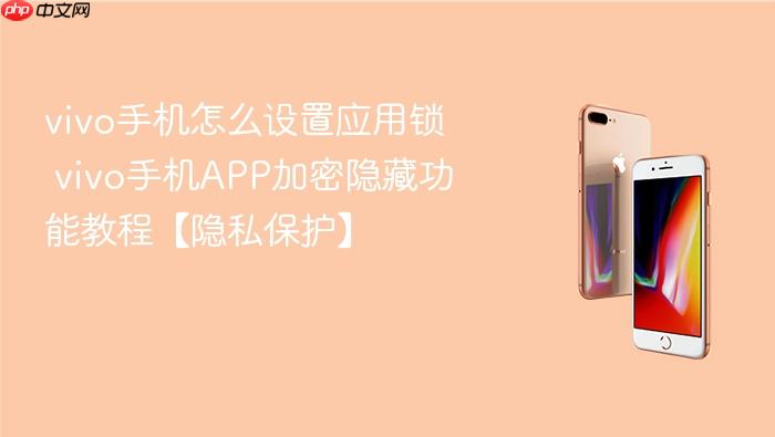 vivo手机怎么设置应用锁 vivo手机app加密隐藏功能教程【隐私保护】