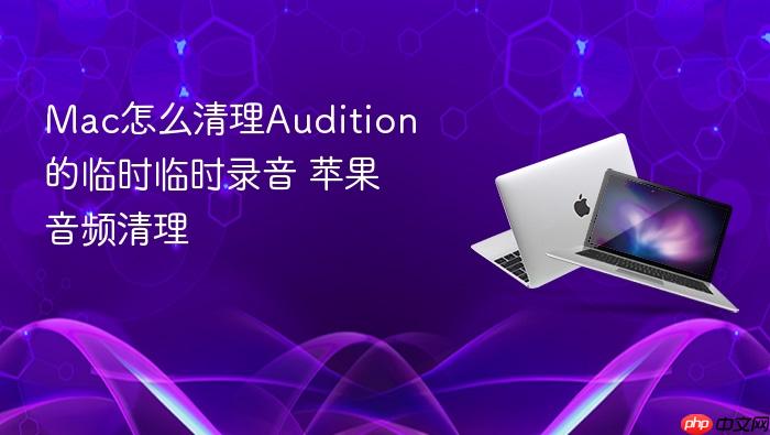 mac怎么清理audition的临时临时录音 苹果音频清理