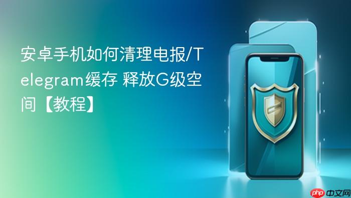 安卓手机如何清理电报/telegram缓存 释放g级空间【教程】