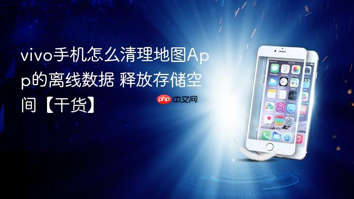 vivo手机怎么清理地图app的离线数据 释放存储空间【干货】