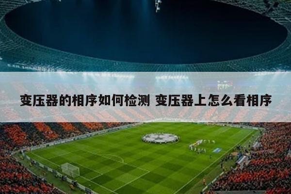 变压器的相序如何检测 变压器上怎么看相序