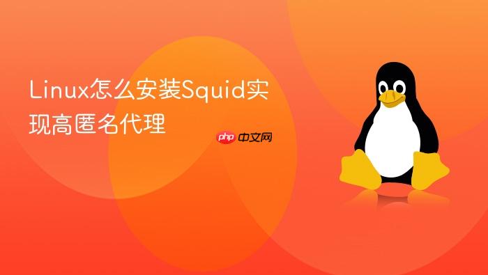 linux怎么安装squid实现高匿名代理