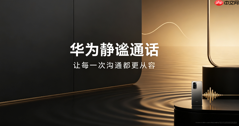 华为mate60rs静谧通话功能怎么开启