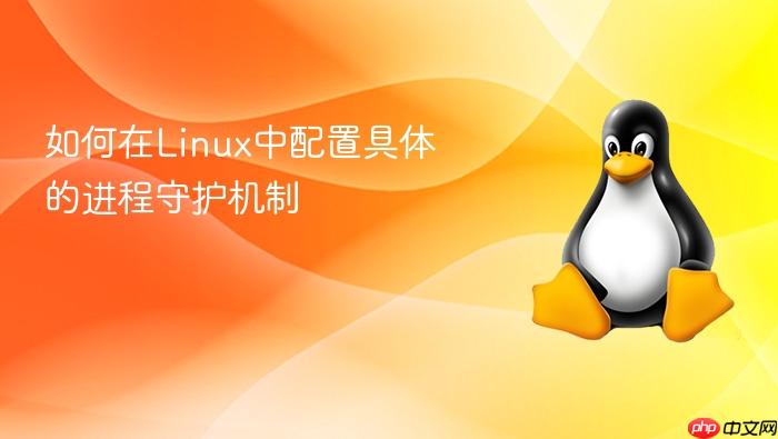 如何在linux中配置具体的进程守护机制
