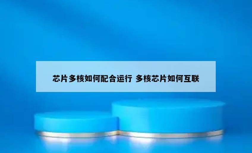 芯片多核如何配合运行 多核芯片如何互联
