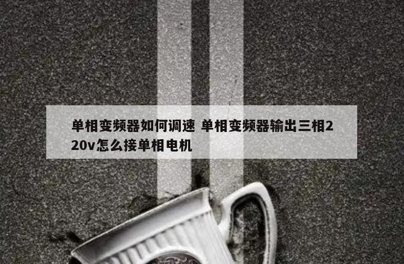 单相变频器如何调速 单相变频器输出三相220v怎么接单相电机