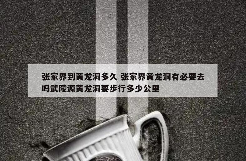 张家界到黄龙洞多久 张家界黄龙洞有必要去吗武陵源黄龙洞要步行多少公里