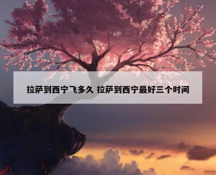 拉萨到西宁飞多久 拉萨到西宁最好三个时间